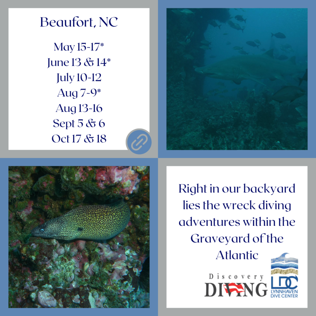 Wreck Diving Beaufort, NC